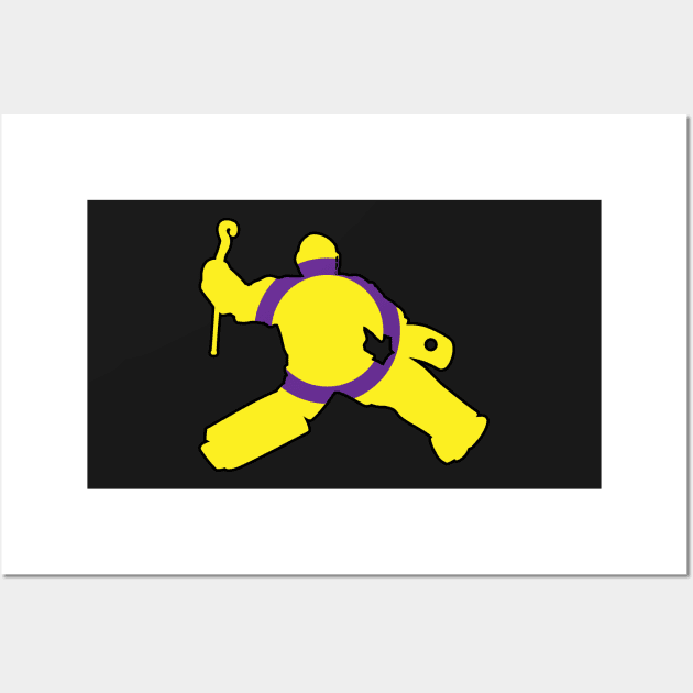 Field Hockey Goalie: Intersex Pride Wall Art by ziafrazier